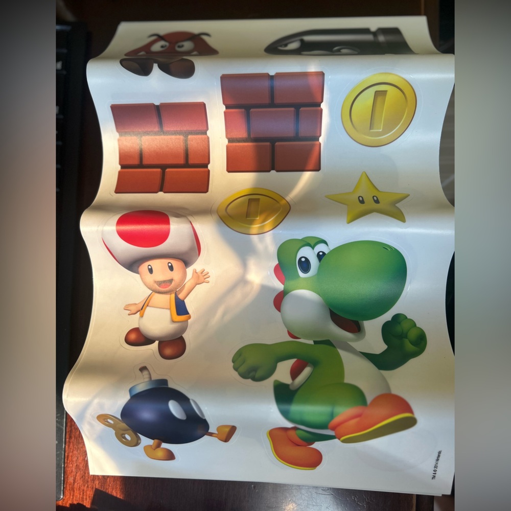 Super Mario Character Wall Decals